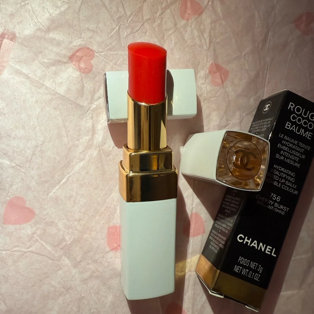 Chanel Rouge Coco Baume in 756 Cherry Burst Hydrating tinted lip balm